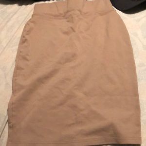 Khaki skirt